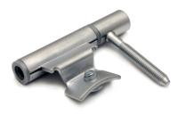 DX - Inboorpaumelle satijn verchroomd 14 mm stalen inmetselkozijn - thumbnail