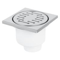 Differnz Basic doucheput onderuitlaat mat 10 x 10 cm - thumbnail