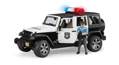 bruder Jeep Wrangler Unlimited Rubicon politieauto met politieagent modelvoertuig