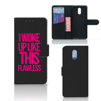 Nokia 2.3 Hoesje met naam Woke Up - Origineel Cadeau Zelf Maken - thumbnail