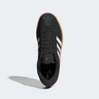 adidas VL Court 3.0 Sneakers Zwart Wit Lichtbruin - thumbnail