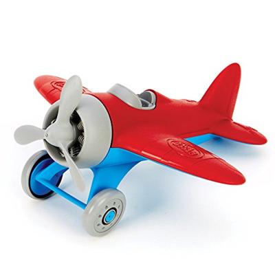 Green Toys vliegtuig rood - thumbnail
