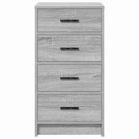 Sideboard Grijs Sonoma 40x41x75 cm Gelaagd Hout - thumbnail