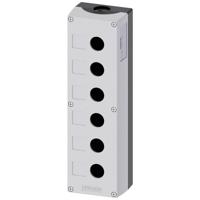 Siemens 3SU1806-0AA00-0AB1 3SU18060AA000AB1 Lege behuizing 6 inbouwplaatsen (l x b x h) 280 x 85 x 64 mm Zonder opdruk Grijs 1 stuk(s) Piece - thumbnail