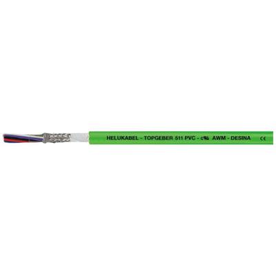 HELU TOPGEBER 511 Encoderkabel 6 x 0.14 mm² + 4 x 0.14 mm² Groen 707389 500 m