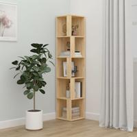 Hoekkast 33x33x164,5 cm spaanplaat sonoma eikenkleurig - thumbnail