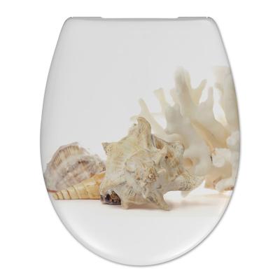 Toiletzitting Cedo Shell Softclose Wit Beige Cedo