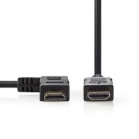 Nedis CVGP34260BK15 High Speed Hdmi-kabel Met Ethernet Hdmi-connector - Hdmi-aansluiting Rechts Haaks 1,5 M Zwart - thumbnail