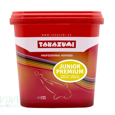 Takazumi Junior Premium 2,5 kg Koivoer - Optimale Groei en Gezondheid voor Jonge Koi