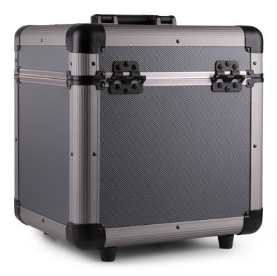 Power Dynamics RC100 Vinyl Record case voor 12 inch platen titanium