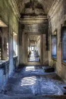 Alexsar Art schilderij Glas art urbex hal 70x50cm - thumbnail