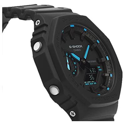Horloge Heren Casio G-Shock GA-2100-1A2ER Digitaal Analoog Zwart