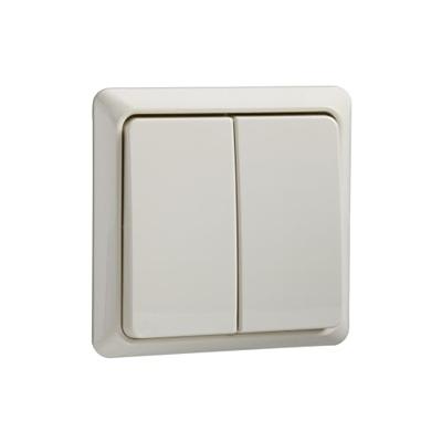 ELSO serieschakelaar 511500 10A complete RENOVATIE pw Wit 1 stuk(s)