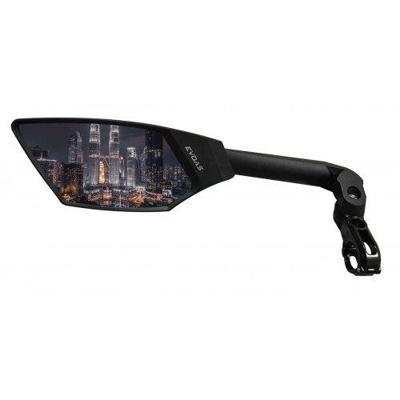 Evoas Spiegel e-bike luxe zwart verstelbaar links + rechts