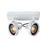 Lucide TALA LED - Plafondspot - LED Dim to warm - GU10 (ES111) - 2x12W 2200K/3000K - Wit - thumbnail