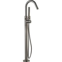 Saqu Shine vrijstaande badkraan inclusief handdouche gunmetal pvd-coating