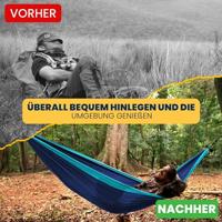 Ticket To The Moon King Size Hangmat 1 persoon/personen Blauw, Turkoois - thumbnail