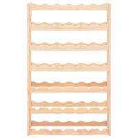 Wijnrek voor 42 flessen grenenhout - thumbnail