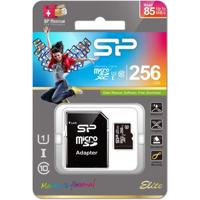 Silicon Power Micro SDHC Card Elite 256GB Met Adapter - thumbnail