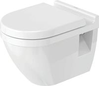 Duravit Starck 3 Wandcloset Pack Diepspoel En Softclose Closetzitting 36x54x40.5 cm Keramiek En Duroplast Wit - thumbnail