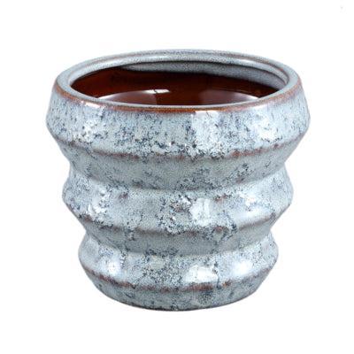 PTMD bloempot aquer blauw 13 cm | 12 stuks