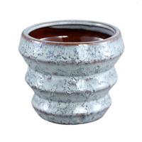 PTMD bloempot aquer blauw 13 cm | 12 stuks - thumbnail