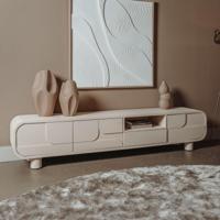 Tower Living TV-meubel 'Alviano' 210cm, kleur Beige - thumbnail