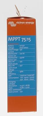 Victron Energy SCC075015060R Laadregelaar voor zonne-energie MPPT 12 V, 24 V 15 A