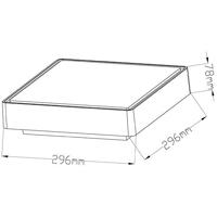 Deko Light 348009 Quadrata II Plafondopbouwarmatuur LED Energielabel: G (A - G) 16 W Platina-grijs - thumbnail