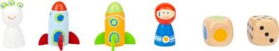 Small Foot houten ludospel ruimtevaart