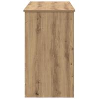 Plafondtafel met lade artisanaal eikenkleurig 100 x 45 x 76 cm - thumbnail
