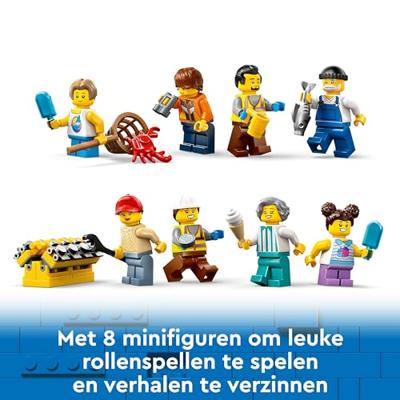 LEGO city 60422 haven met vrachtschip - thumbnail