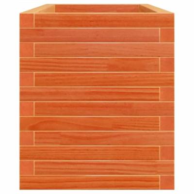 VidaXL Plantenbak 110x40x46 cm massief grenenhout wasbruin
