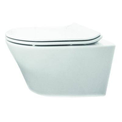 Wandcloset Boss & Wessing Vicente Rimless Diepspoel met Flatline Zitting Mat Wit Boss & Wessing