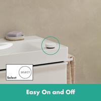 Hansgrohe Tecturis E 2-gats wastafelkraan 150 CoolStart met waste, mat wit - thumbnail