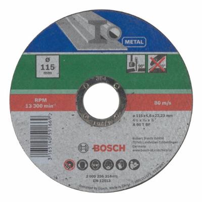 Bosch Accessoires Doorslijpschijf Metaal | 115 X1,6 | Recht - 2609256314