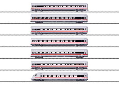 Märklin 042930 H0 ICE-wagon-set m.7 wagons DB AG