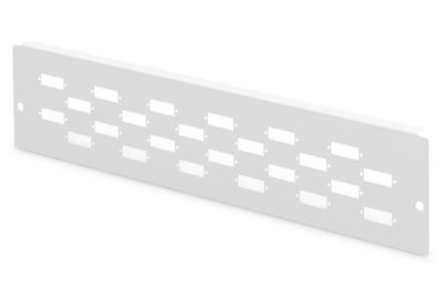 Digitus DN-96802M-2 Verdeelplaat Grijs (RAL 7035) 1 stuk(s)