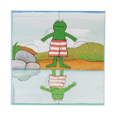 Bambolino De wereld van kikker puzzel, 4in1