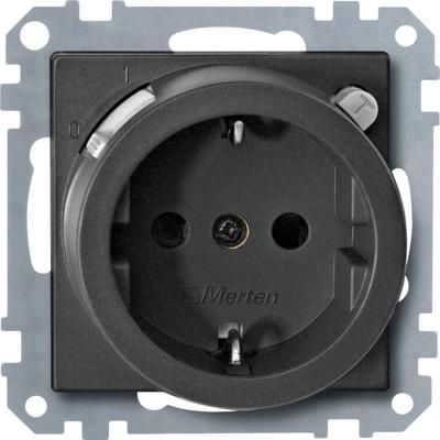 Merten 232814 Inzetstuk System M Antraciet 1 stuk(s)