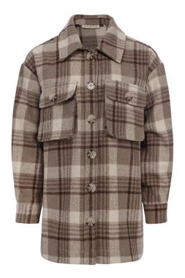 LOOXS 10sixteen Meisjes blouse oversized - Geruit