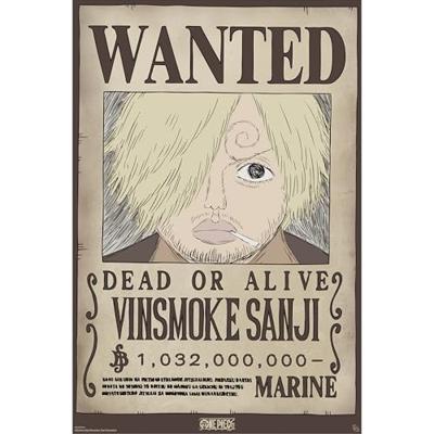 Poster One Piece - Wanted Sanji Wano 61x91,5cm Poster One Piece - Wanted Sanji Wano 61x91,5cm