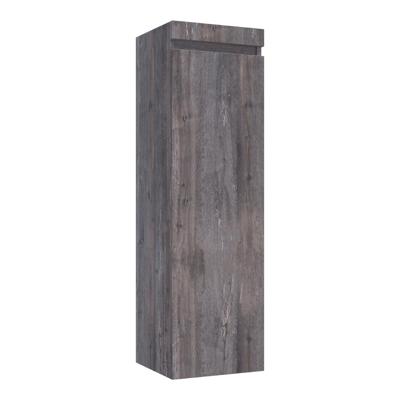 Brauer Joy - Hoge Kast - 120 cm - 1 Deur - Greeploos - Rechtsdraaiend - Driftwood