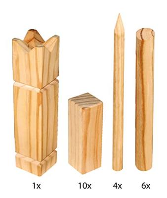 Schildkröt Kubb / Zweeds schaken / Viking kegelspel Schildkröt Kubb / Zweeds schaken / Viking kegelspel