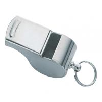 Herbertz signaalfluit 7 cm staal zilver - thumbnail