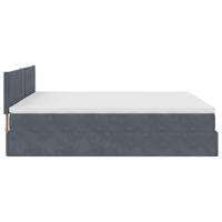 Ottoman bed met matrassen en LED's 200x200cm fluweel - thumbnail