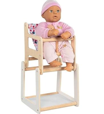 Goki houten poppenstoel met tafel 2in1