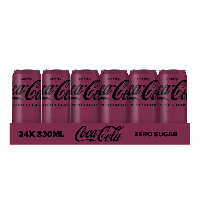 Coca-Cola zero cherry blik (24x 33cl) - thumbnail