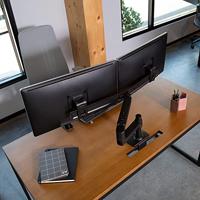 Ergotron LX Dual Arm Direct Desk Mount Monitor-tafelbeugel Aantal monteerbare displays: 2 Display(s) 38,1 cm (15) - 63,5 cm (25) Zwart In hoogte verstelbaar, - thumbnail