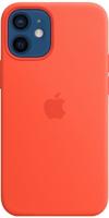 Apple Silicone MagSafe Case iPhone 12 Mini Electric Orange - thumbnail
